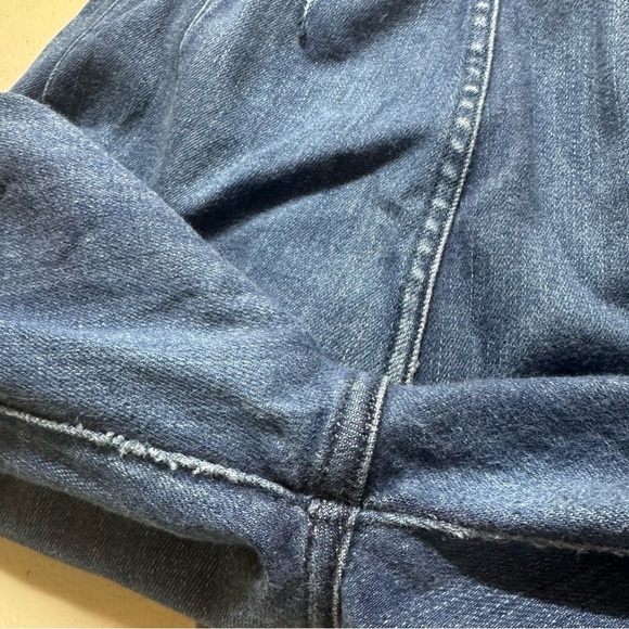 Free People Jayde Flare Jeans High Rise Bell Bottoms in Dark Wash Denim - Picture 8 of 12